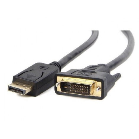 Cablexpert | CC-DPM-DVIM | DVI cable | Male | 24+1 pin digital DVI | Male | 20 pin DisplayPort | 1 m | Black